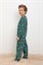 К 1635/зеленый,динозавры пижама детская (фуфайка дл.рукав, брюки)   К 1635/зеленый,динозавры