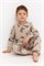 К 1552/темно-бежевый,дино пижама дет К 1552/темно-бежевый,дино