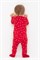 К 6486/насыщенно-красный,горошек комбинезон яс К 6486/насыщенно-красный