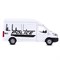 ТМ "Автопанорама" Машинка металлическая 1:52, Ford Transit, белая, откр. двери, инерция, в/к 17,5*12 JB1251633