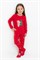 К 1541/насыщенно-красный,мишки на празднике пижама К 1541/насыщенно-красный