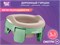 Горшок дорожный HandyPotty 3 в 1 оливковый и вкладка бежевая HP-255OB