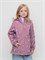 ВК 32123/н/5 УЗГ куртка для дев темная орхидея, ландыши ВК 32123/н/5 УЗГ