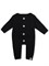 Комбинезон вязаный на пуговицах Черный  Артикул 17509956 17509956