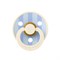 Пустышка латексная BIBS Studio Colour - Block - Ivory Dusty Blue, 0+ мес. 10022304 - фото 80577