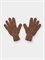 КВ 10022/ш/кофейный перчатки детские  КВ 10022/ш-2