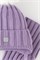 КВ 22017/ш/светло-сиреневый комплект детский (шапка, шарф-снуд) КВ 22017/ш-4