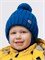 Шапка "Вася" (васильковый) 14w24-055-2