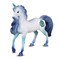 ТМ "DARWIN, Коллекционная фигурка  "Единорог с синей гривой", в/п 12,5*3,7*12,4 см JB0212901