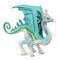 ТМ "DARWIN, Коллекционная фигурка Дракон голубой "Принцесса" в/п, 14,5х9х12 см JB0213534