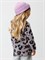 ФЛ 34025/н/43 ГР куртка дет розово-бежевый, цветочный леопард ФЛ 34025/н/43 ГР