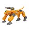 Робот-трансформер с оружием, трансформация в леопарда, цвет желтый, в/к 20*9*26см JB0214095