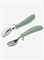 Силиконовая ложка и вилка + металл - Sage  LV0001/250