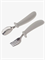 Силиконовая ложка и вилка + металл - Cloud  LV0001/223