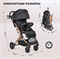 Коляска детская прогулочная COSTA Linda Comfort (Black/Черный) LC-02