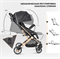 Коляска детская прогулочная COSTA Linda Comfort (Black/Черный) LC-02