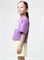 КР 302936/сиреневый 3725 к679 фуфайка (футболка) для дев КР 302936/сиреневый
