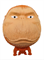 Фигурка-тянучка  Splats Head, Обезьяна 17 см 966669-1 966669-1