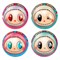 Игрушка Мяч "Star"  (Монстрик, 11 см) 11/3298