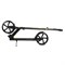 2хкол. самокат CITYRIDE, сталь 100%, Дека:46,5*13,5 см,грипсы 135мм TPR, колеса PU 200/200 мм Черный CR-S2-13EB