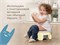 Горшок универсальный складной с многоразовой вкладкой HandyPotty 3 в 1 от ROXY-KIDS, цвет Топленое м HP-255MM